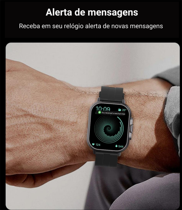 Relógio inteligente com fones imbutidos - Image 8
